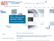 Tablet Screenshot of brytoninc.com